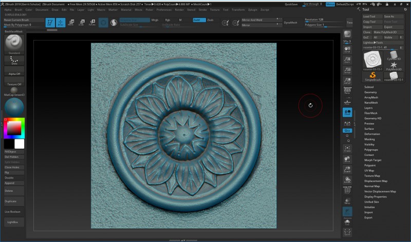 zBrush-imported-tool